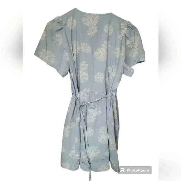 Madewell Floral Print Wrap Minidress - Picture 4 of 4